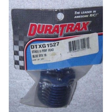 CABEÇOTE MOTOR NITRO DTX 18 STAGE II PERF HEAD BLUE DURATRAX DTXG 1527